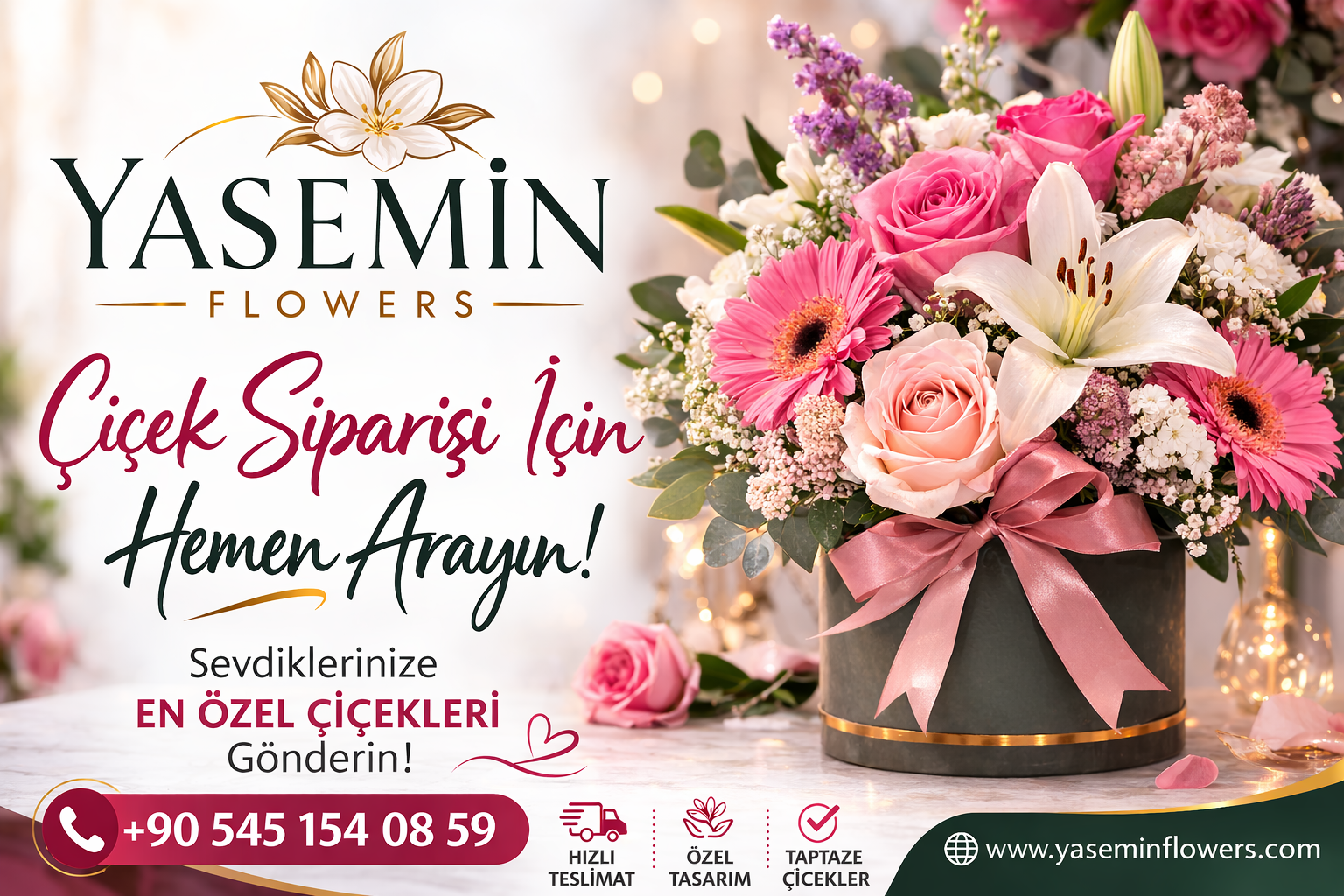 Yasemin Flowers slider görseli 3