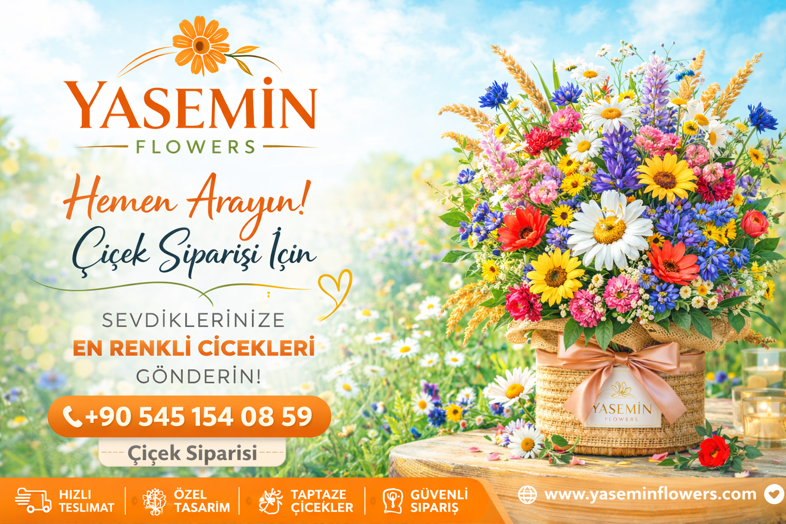 Yasemin Flowers slider görseli 2